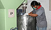 Preparation of paint stirring
